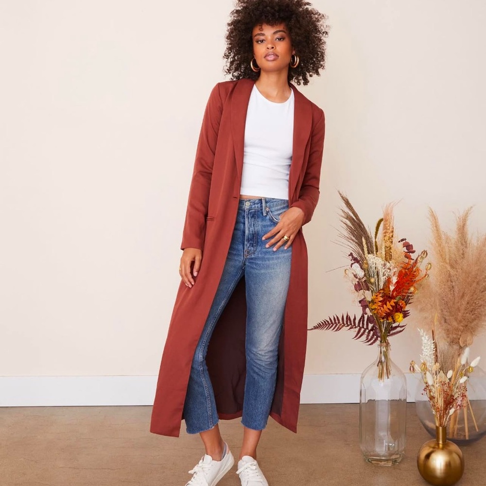 Beautiful Rust Vertiere Zoey Coat